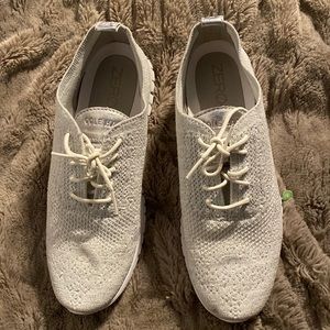 COLA HAAN, sliver sneakers